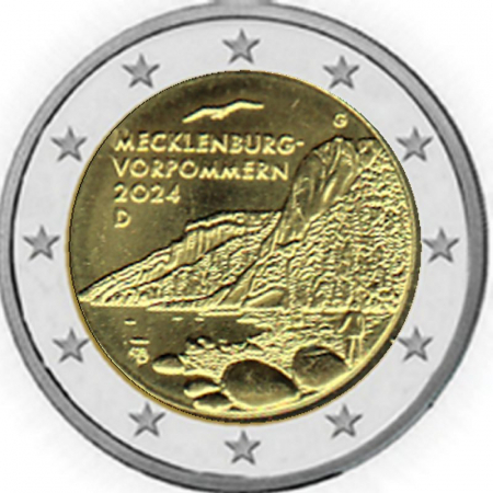 2 € Deutschland - 2024 - G - Königstuhl / Kreidefelsen