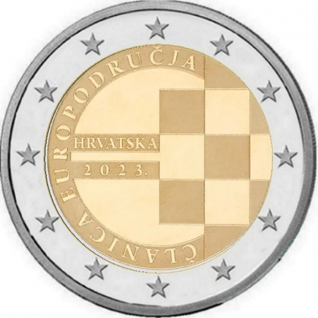 2 € Kroatien - 2023 - Einführung des Euros als offizielle Währung