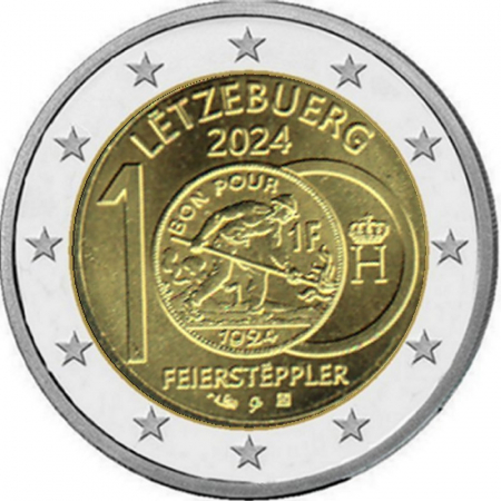 2 € Luxemburg - 2024 - Einführung der Franc-Münzen