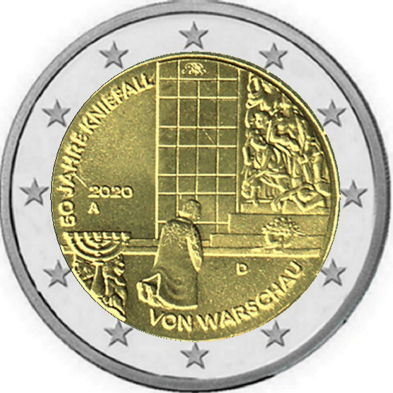 2 Euro 50 Jahre Kniefall