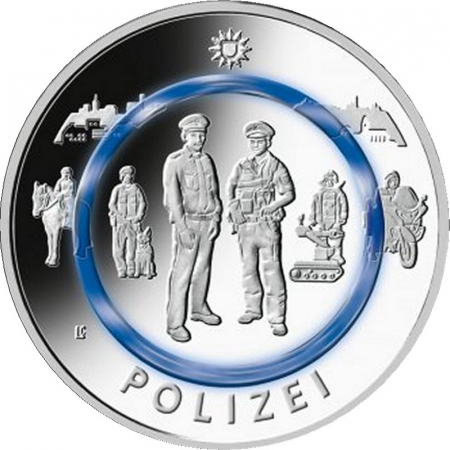10 € Deutschland - 2024 - J - Polizei